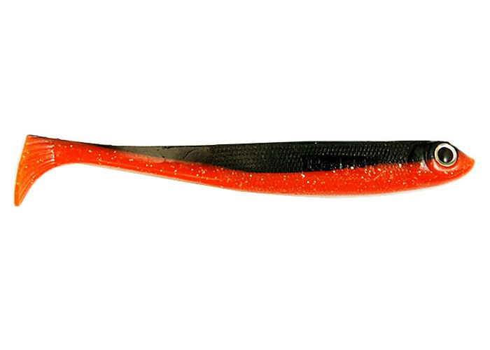Silicone vibrating tail FOX 10cm Reaper #037 (orange black) (1 piece) 7367 фото