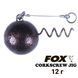 Lead Jig Head FOX corkscrew ball 12g (1 ud) 269557 фото 1