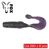 Silicone twister for micro jig FOX 5.5 cm Grubber #090 (electric june bug) (edible, 8 pcs) 6029 фото