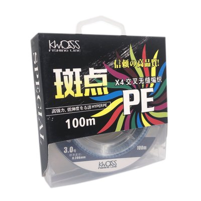 Cord Kwdiss PEx4 100m #3.0 0.286mm 27.5kg blue 8000 фото