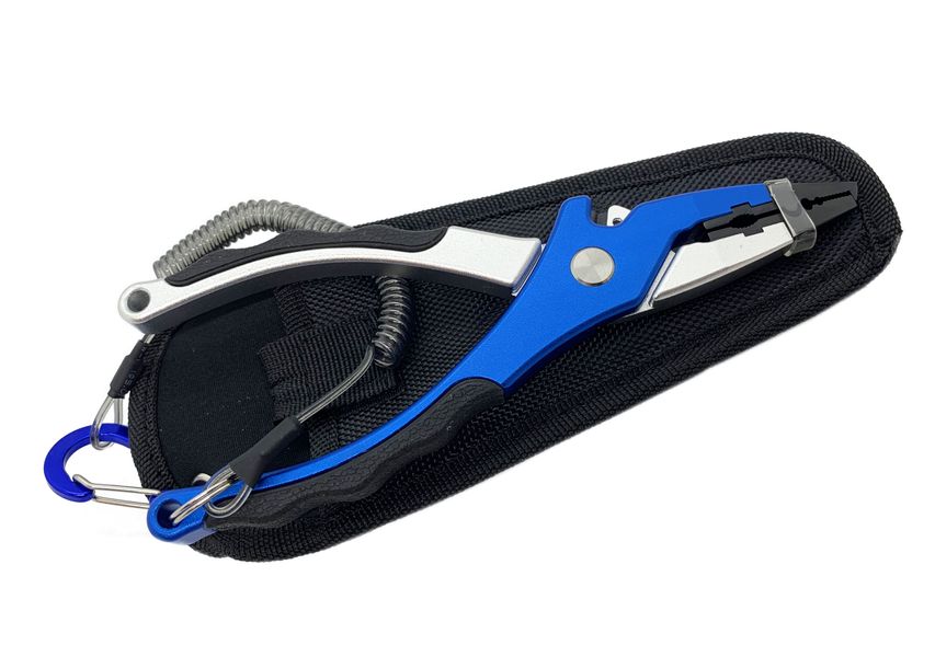 Fishing tool FOX FG-1039 (blue) + case + carabiner 7555 фото