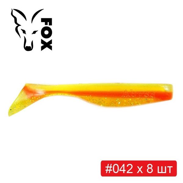 Set silicone FOX ABYSS 9 cm #A4 - 6 colors x 8 pcs = 48 pcs 185643 фото