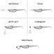 Anzuelo offset FOX Worm Offset Hook OEM #8 negro (1 pieza) Offset8OEM фото 5