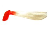 Silicone vibrating tail FOX 10cm Gloom #016 (white red perlamutr) (1 piece) 260237 фото
