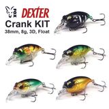Set of wobblers FOX Dexter Crank Kit (5 pieces of bait + box) dexter_crank_kit фото
