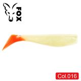 Silicone vibrating tail FOX 12cm Swimmer #016 (white red perlamutr) (1 piece) 9877 фото