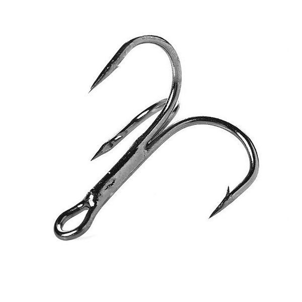 Triple hook FOX Treble Hooks Teflon #6 black (1 piece) Teflon6_9997 фото