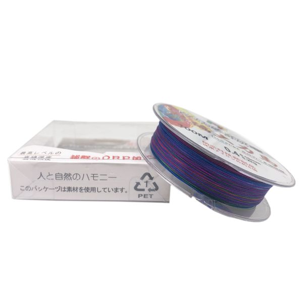 Cord Aidiao PEx4 100m #0.4 0.10mm 5.2kg multi-colored 7865 фото