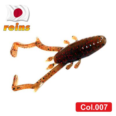 Силіконова креветка для мікроджигу Reins Delta Shrimp 2" #007 Ebimiso SP (їстівна, 12шт) 6280 фото