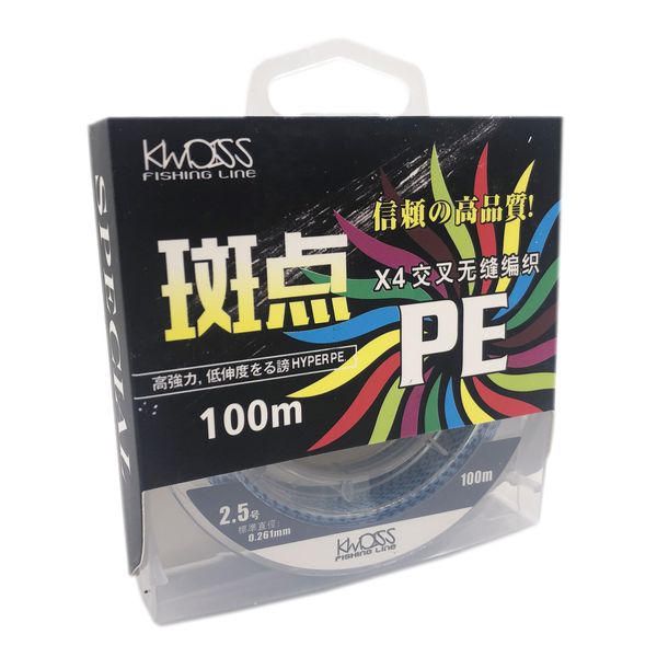 Cord Kwdiss PEx4 100m #2.5 0.261mm 23.6kg blue 7993 фото