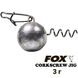Lead weight "Corkscrew" FOX 3g (1 piece) 8637 фото 1
