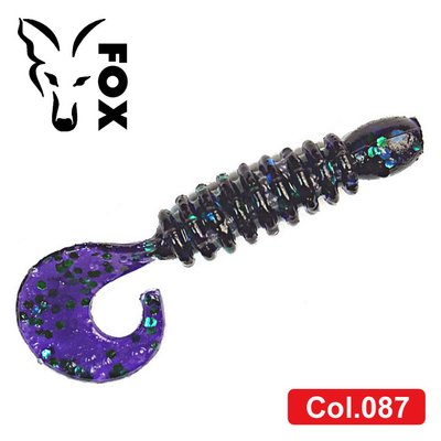 Silicone twister for microjig FOX 3.5cm Krill #087 (june bug) (edible, 10pcs) 5949 фото