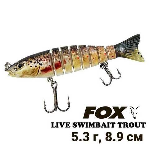Купити Composite wobbler FOX Live Swimbait Trout LST9-416 5280 в інтернет  магазині