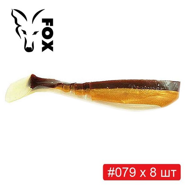 Set silicone FOX TRAPPER 8 cm #T2 - 6 colors x 8 pcs = 48 pcs 218852 фото