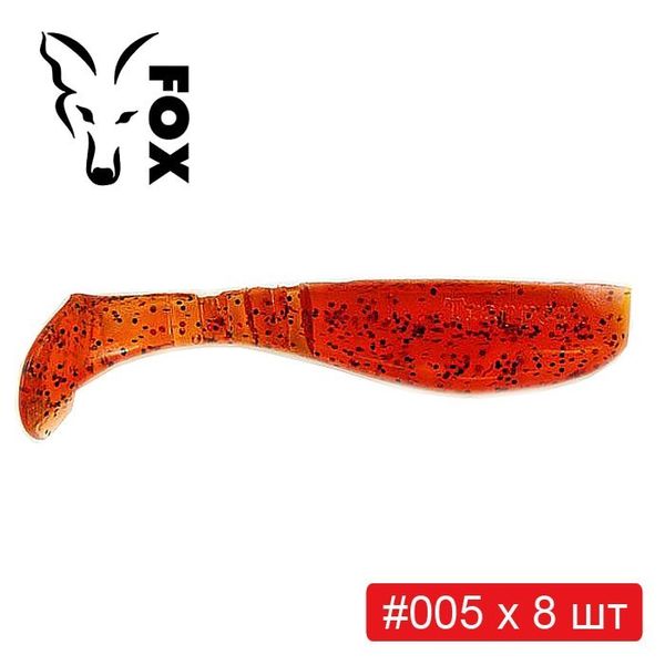 Set silicone FOX TRAPPER 8 cm #T2 - 6 colors x 8 pcs = 48 pcs 218852 фото