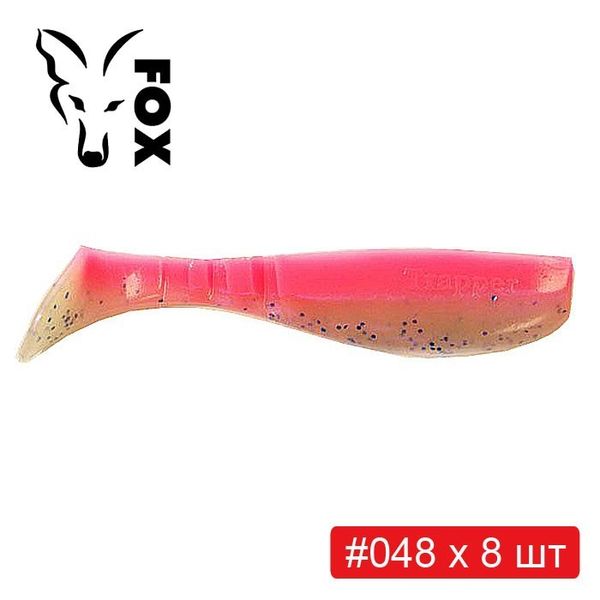 Set silicone FOX TRAPPER 8 cm #T2 - 6 colors x 8 pcs = 48 pcs 218852 фото