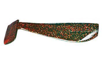 Silicone vibrating tail FOX 8cm Gloom #002 (machine oil with glitter) (1 piece) 7363 фото
