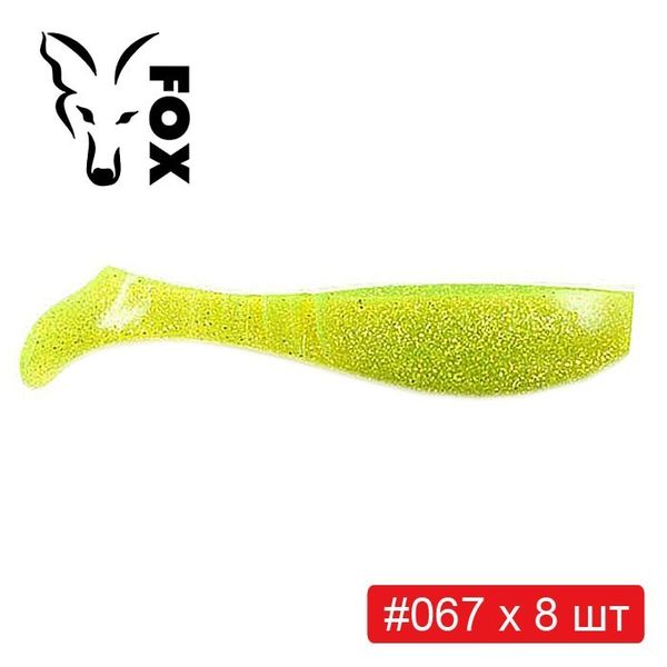 Set silicone FOX TRAPPER 8 cm #T3 - 6 colors x 8 pcs = 48 pcs 218853 фото