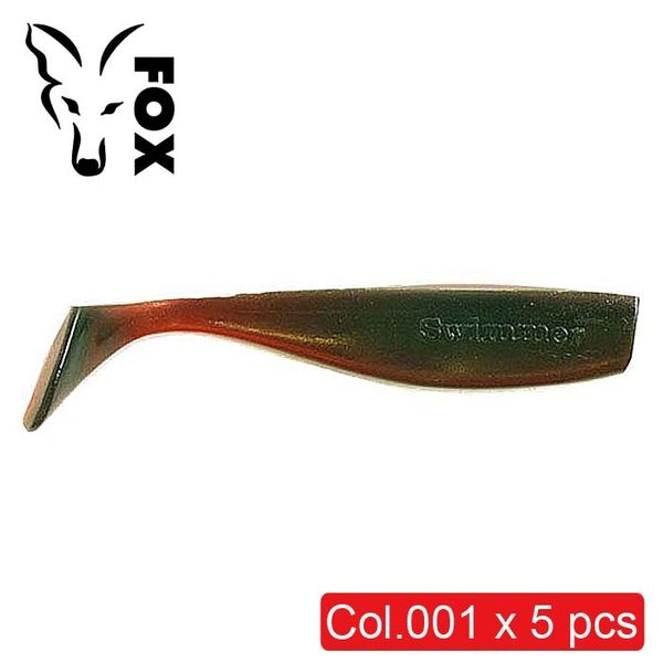 Set of silicone baits #4 FOX SWIMMER 80 mm - 30 pcs. 138481 фото