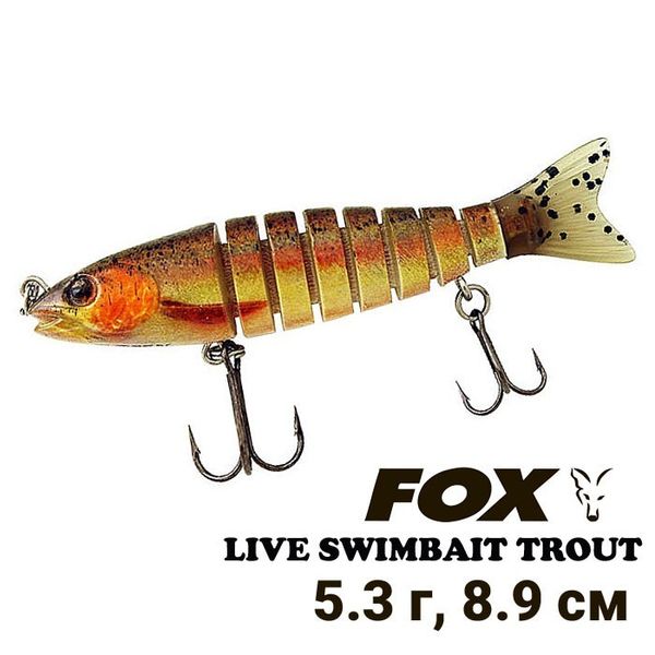 Складовий воблер FOX Live Swimbait Trout LST9-419 5281 фото