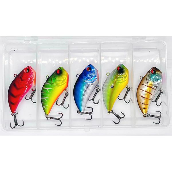 Set of wobblers FOX VIB Boost 60 Kit (5 pieces of bait + box) FOXVIBEBOOST60 фото