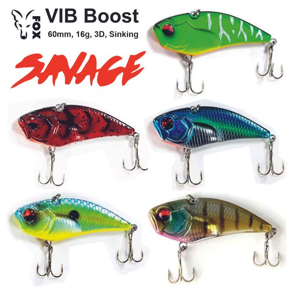 Set of wobblers FOX VIB Boost 60 Kit (5 pieces of bait + box) FOXVIBEBOOST60 фото