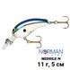 Wobbler Norman Lures Middle N 50mm 11g MN-03 Chrome/Blue 9421 фото 1