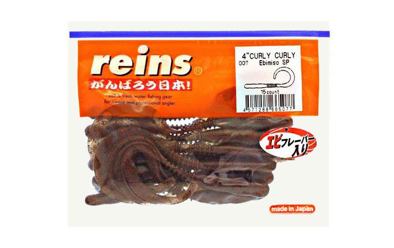 Silicone twister Reins Curly Curly 4" #007 Ebimiso SP (edible, 15 pcs) 5803 фото
