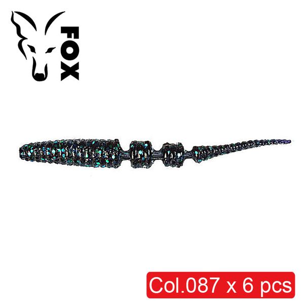 Silicone slug FOX 9cm Leech (JAVASTICK) #087 (june bug) (edible, 6 pcs) 8808 фото