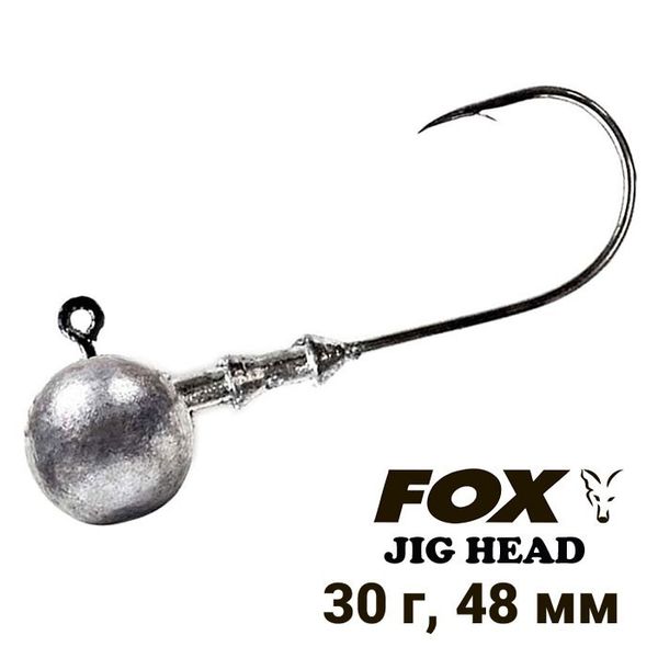 Lead Jig Head FOX hook #5/0 30g (1pz) 8528 фото