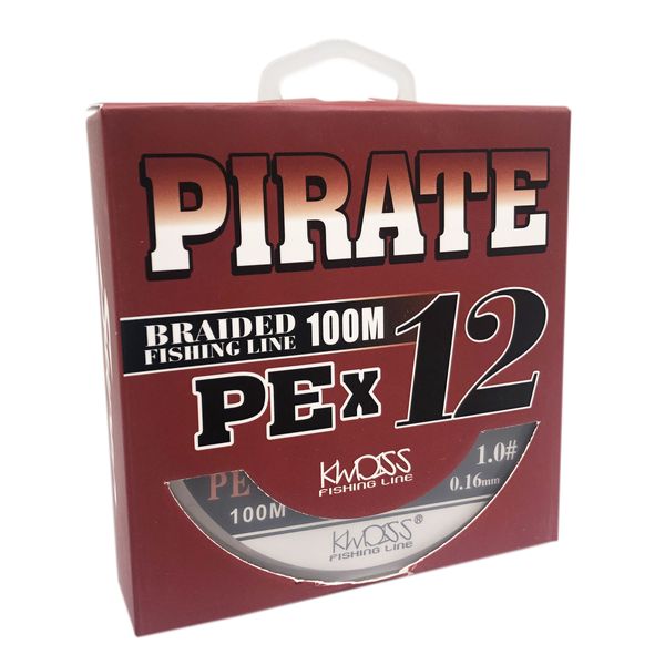 Cord Pirate PEx12 100m #1.0 0.16mm 16.5kg gray 7879 фото