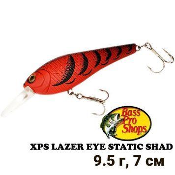 Wobbler Bass Pro Shops XPS Lazer Eye Static Shad Hard Bait Fire Craw SH70SU-52 8737 фото