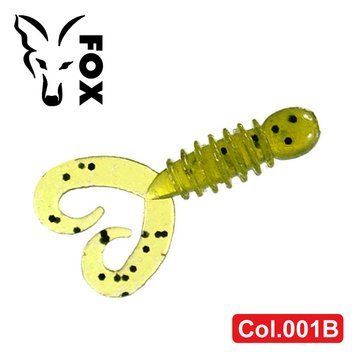 Silicone twister for microjig FOX 4cm Sparus #001B (watermelon seed) (edible, 1 piece) 5507 фото