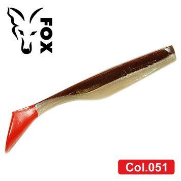 Silicone vibrating tail FOX 9cm Abyss #051 (roach) (1 piece) 7507 фото