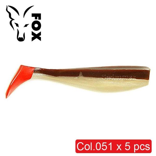 Set of silicone baits #1 FOX SWIMMER 80 mm - 30 pcs. 138488 фото