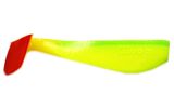 Silicone vibrating tail FOX 8cm Gloom #075 (chartreuse yellow) (1 piece) 7426 фото