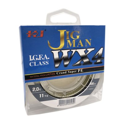 Шнур JIG Man Wx4 100м #2.0 11кг білий 7982 фото