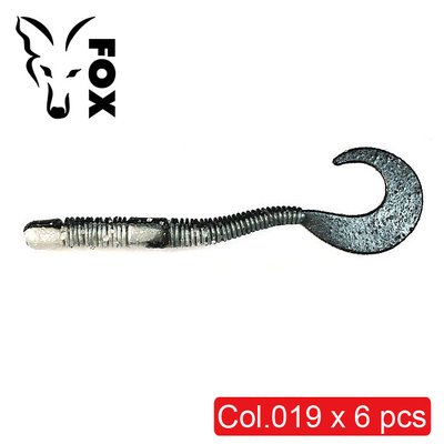 Silicone worm FOX 12cm Crawler #019 (sprat) (edible, 6 pcs) 5798 фото