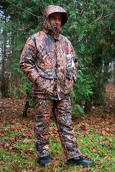 Raftlayer float suit -40°C, size 52-54, jacket+pants, camouflage 221364 фото