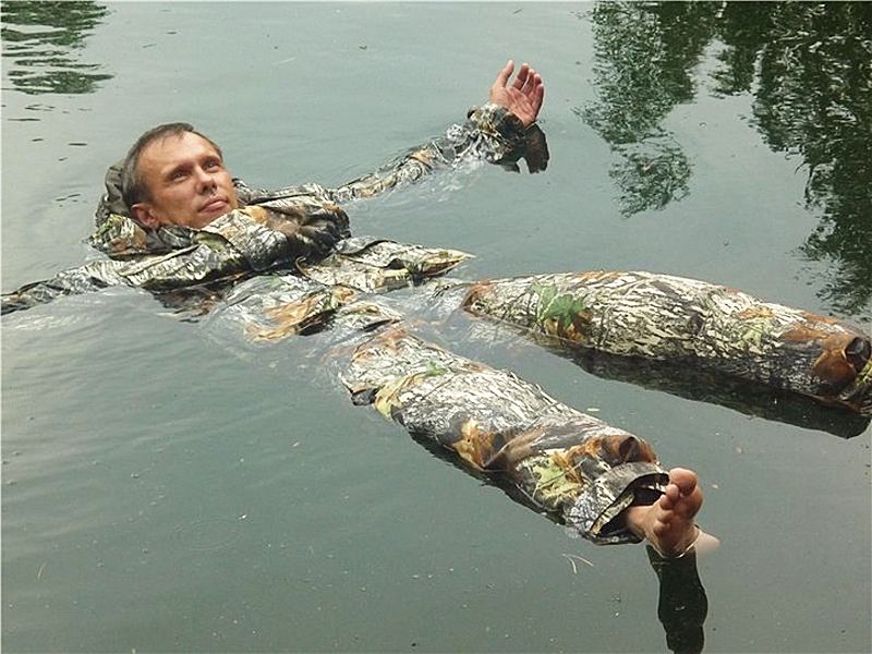 Raftlayer float suit -40°C, size 52-54, jacket+pants, camouflage 221364 фото