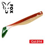 Silicone vibrating tail FOX 9cm Abyss #014 (bordo green perlamutr) (1 piece) 259979 фото