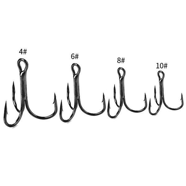 Тройной крючок FOX Treble Hooks OEM #8 черный (1шт) 10002 фото
