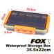 FOX Waterproof Storage Box, 35.5*22*5.3cm, 546g, Szary/Pomarańczowy FXWTRPRFSTRGBX-35.5X22X5.3-Grey/Orange фото 1