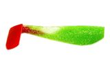 Silicone vibrating tail FOX 6cm Gloom #062 (green red) (1 piece) 260386 фото