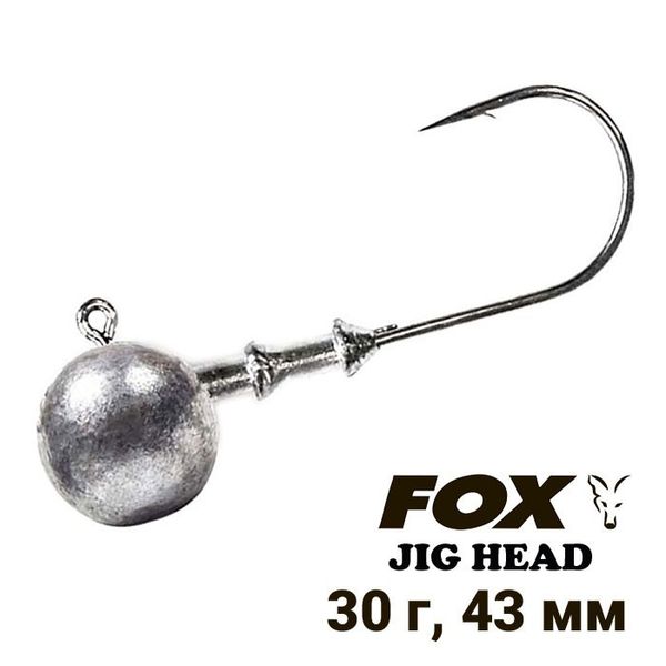 Lead Jig Head FOX hook #4/0 30g (1pz) 8524 фото