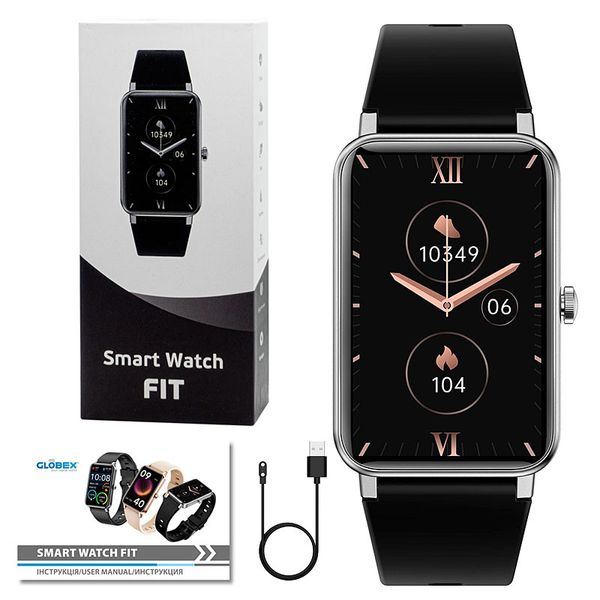 Розумний годинник Globex Smart Watch Fit (Silver) 269149 фото
