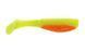 Silicone vibrating tail FOX 8cm Trapper #092 (orange lime) (1 piece) 7447 фото 1