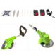 Cordless scythe / trimmer / brush cutter for grass FOX EXPERT (2 batteries and 9 blades) FGBE-T21/4-2 фото 4