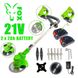 Cordless scythe / trimmer / brush cutter for grass FOX EXPERT (2 batteries and 9 blades) FGBE-T21/4-2 фото 1
