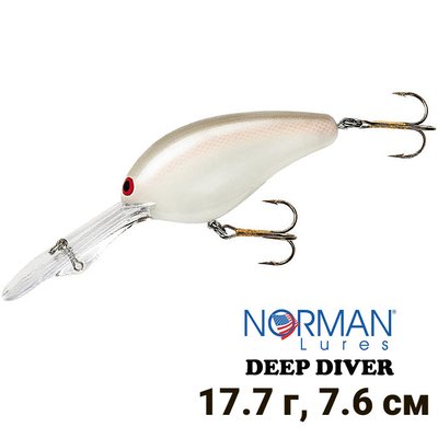 Wobbler Norman Lures Deep Diver 76mm 17.7g DD14-00 Texas Shad 9417 фото